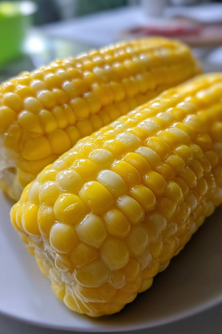 corn on the cob microwave - detail 1
