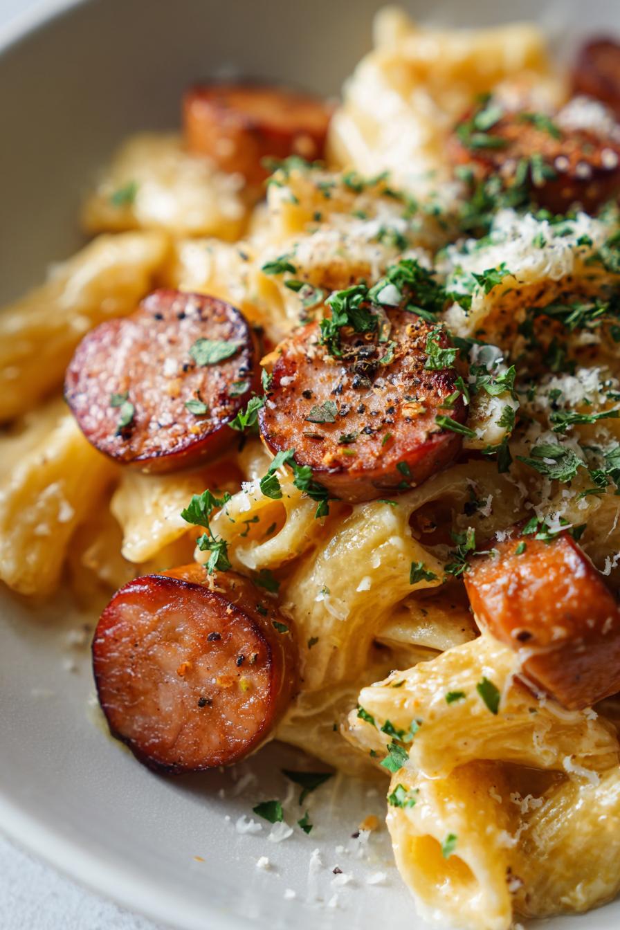 One-Pot Smoked Sausage Pasta