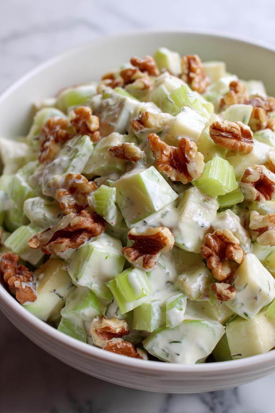 creamy waldorf salad recipe - detail 2