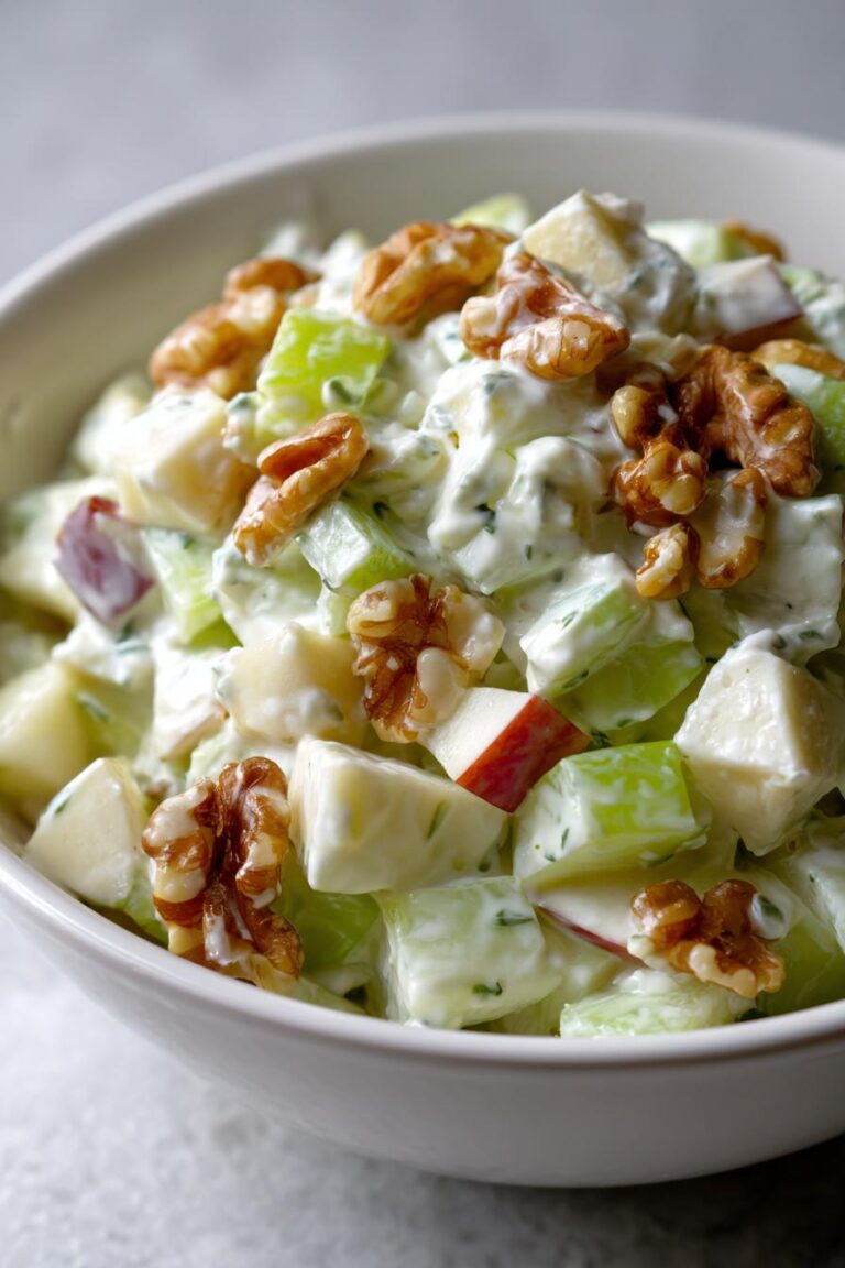 creamy waldorf salad recipe